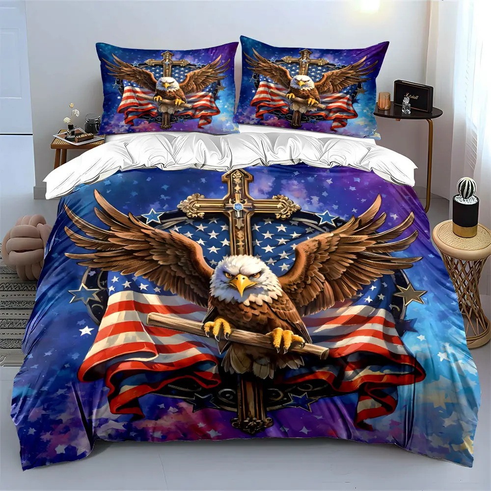 Patriotic Eagle Wall Decor Set Multiple sizes kid's and adults' bedroom Exquisite 3PC bedding set, gift
Patriotic Eagle Wall Decor Set Multiple sizes kid's and adults' bedroom Exquisite 3PC bedding set, gift