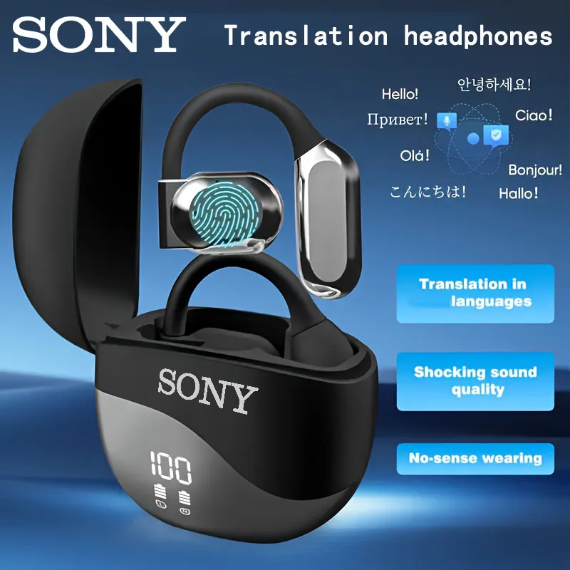 Sony AI Translation M62 Wireless Earphones Earclip Stereo Bluetooth Headset Earbuds Noise Reduction Headphones HD Call Cable
Sony AI Translation M62 Wireless Earphones Earclip Stereo Bluetooth Headset Earbuds Noise Reduction Headphones HD Call Cable