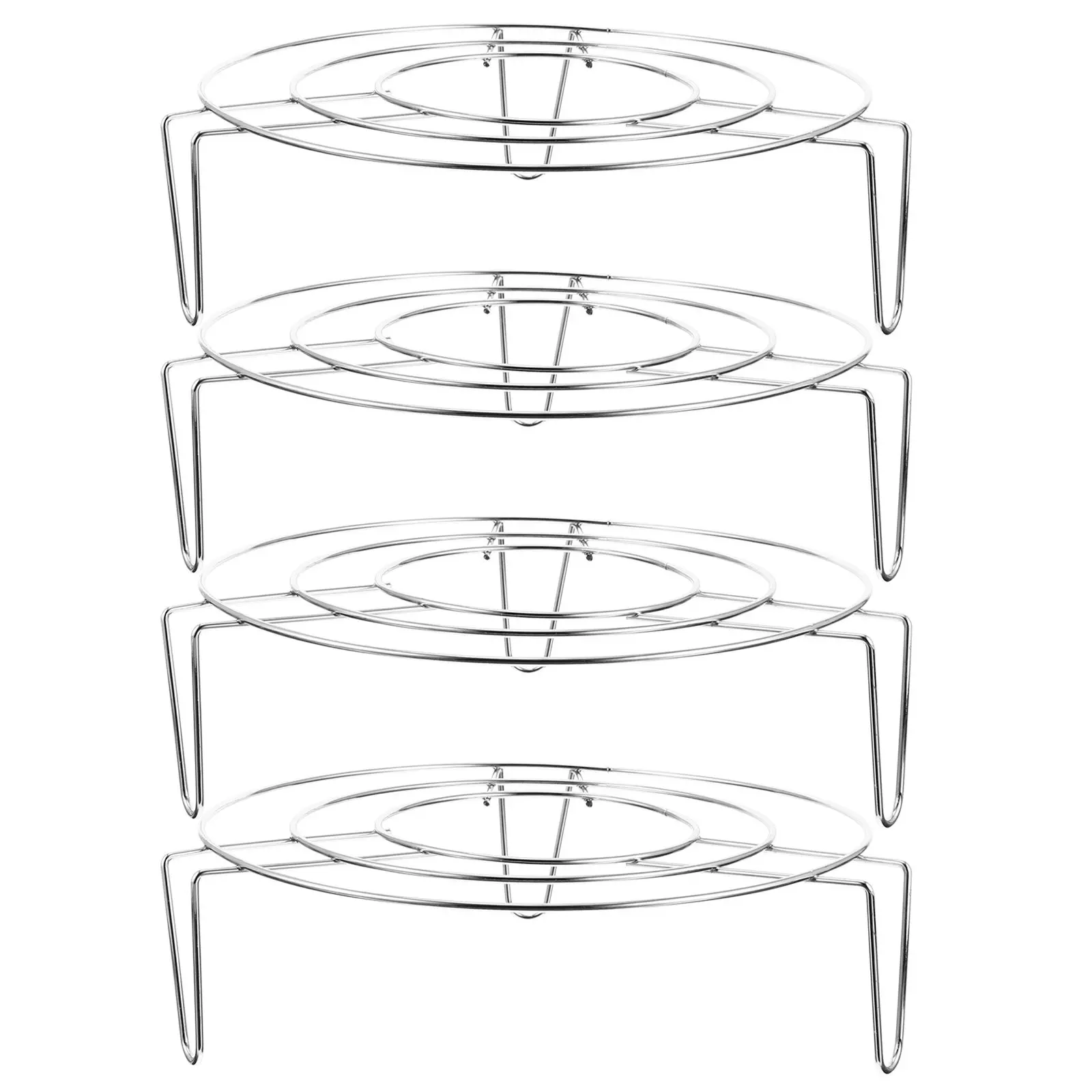 4Pcs Stainless Steel Steaming Rack Thickened Cooking Stand Heat Resistant for Pans Cookies Cakes Oven Safe Kitchen Steaming Tray
4Pcs Stainless Steel Steaming Rack Thickened Cooking Stand Heat Resistant for Pans Cookies Cakes Oven Safe Kitchen Steaming Tray