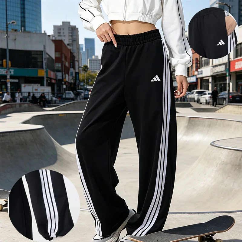 New Adidas Women's Sports Casual Fitness Training Breathable Comfortable Wear-Resistant Loose Straight-Leg Long Pants Ke5802
New Adidas Women's Sports Casual Fitness Training Breathable Comfortable Wear-Resistant Loose Straight-Leg Long Pants Ke5802