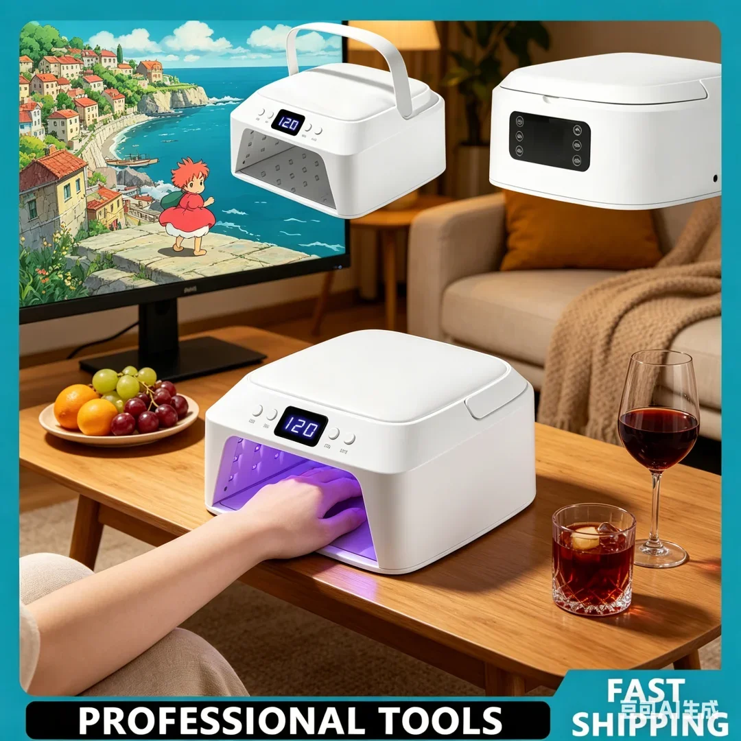 Ravishing 71 LEDs UV Nail Lamp Capacious Nail Dryer with Polished Hand Pillow Astute Sensor 72W High-end UV Lamp For Nails
Ravishing 71 LEDs UV Nail Lamp Capacious Nail Dryer with Polished Hand Pillow Astute Sensor 72W High-end UV Lamp For Nails