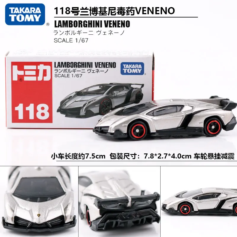 TAKARA TOMY No.118 Lamborghini Veneno 1:67 Diecast Alloy Supercar Model with Suspension Collectible Gift for Adult Enthusiasts
TAKARA TOMY No.118 Lamborghini Veneno 1:67 Diecast Alloy Supercar Model with Suspension Collectible Gift for Adult Enthusiasts