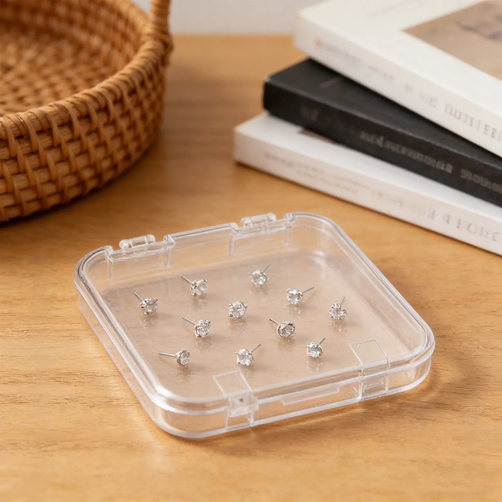 13Pcs Clear Travel Jewelry Organizer Box Portable Small Plastic Storage Containers Stackable Earring Necklace Ring Holder
13Pcs Clear Travel Jewelry Organizer Box Portable Small Plastic Storage Containers Stackable Earring Necklace Ring Holder