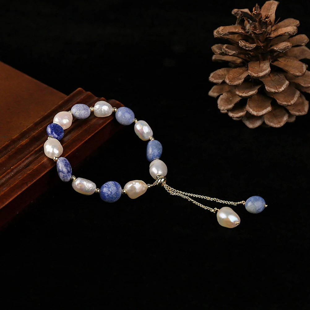 Pearl Crystal Bracelet Blue Aventurine Wrist Jewelry Fashion Bangle Chain Elegant Gift Women Party Banquet Prom Daily Wear
Pearl Crystal Bracelet Blue Aventurine Wrist Jewelry Fashion Bangle Chain Elegant Gift Women Party Banquet Prom Daily Wear