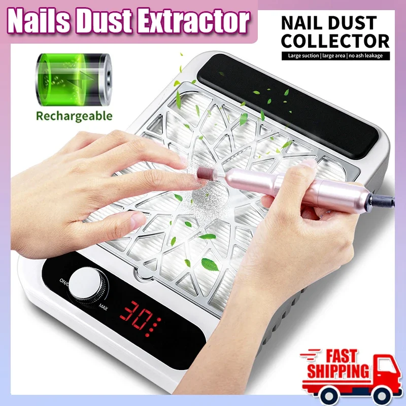 Мощный пылесборник для ногтей, профессиональный пылесборник для ногтей с многоразовым фильтром, маникюрное оборудование, регулируемая скорость
Мощный пылесборник для ногтей, профессиональный пылесборник для ногтей с многоразовым фильтром, маникюрное оборудование, регулируемая скорость