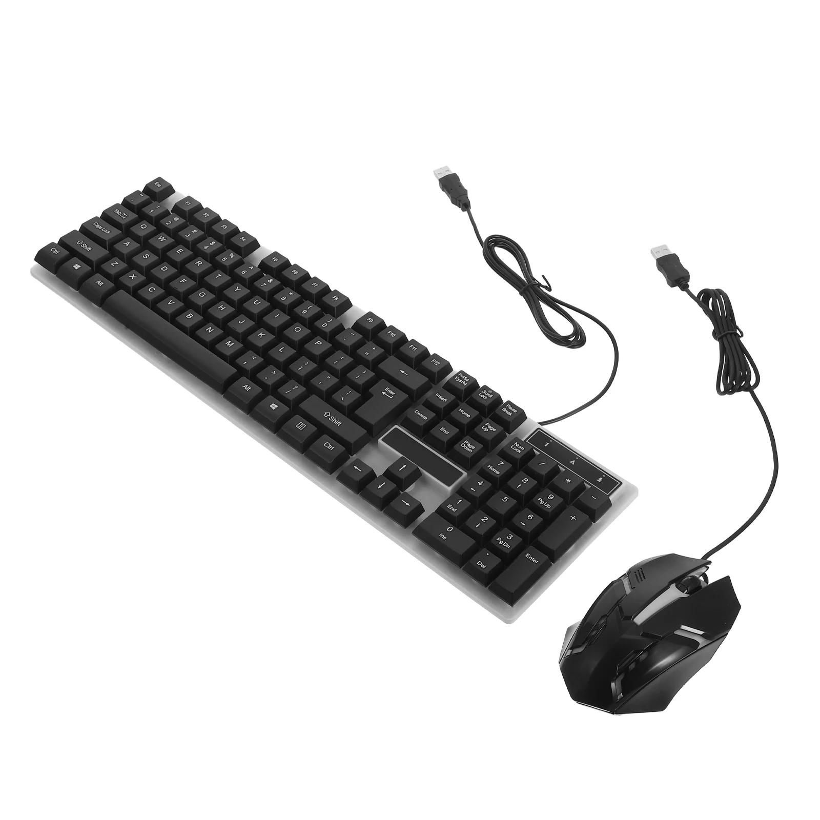 Wired Keyboard Mouse Set Gaming USB Computer Keyboards Mice Black Colorful LED Backlight Ergonomic Draining Holes Floating
Wired Keyboard Mouse Set Gaming USB Computer Keyboards Mice Black Colorful LED Backlight Ergonomic Draining Holes Floating