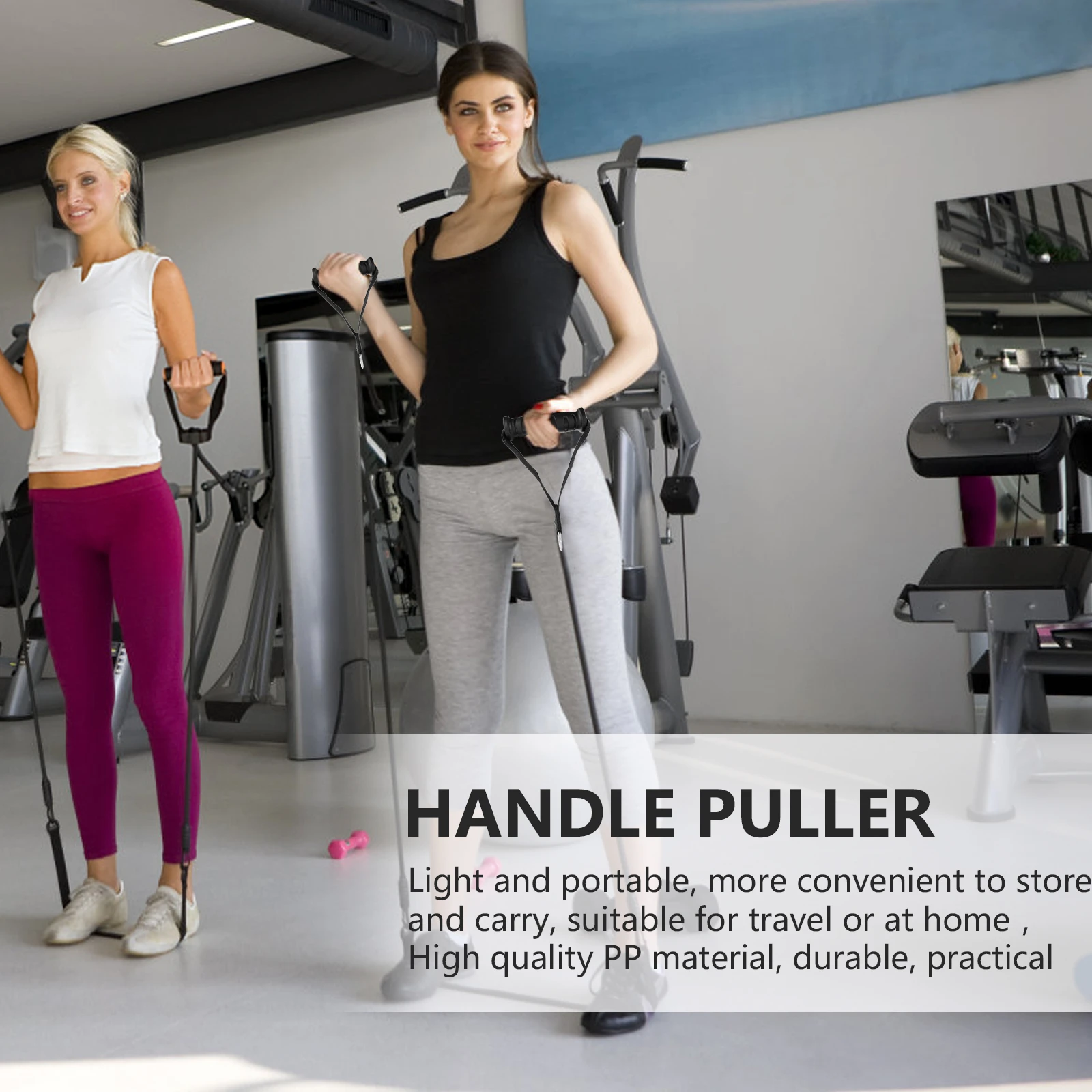 Fitness Cable Handle Heavy Duty PP Non Slip Ergonomic Grip Pull Down Up Exercises Gym Strap Lightweight Portable Storage Travel
Fitness Cable Handle Heavy Duty PP Non Slip Ergonomic Grip Pull Down Up Exercises Gym Strap Lightweight Portable Storage Travel