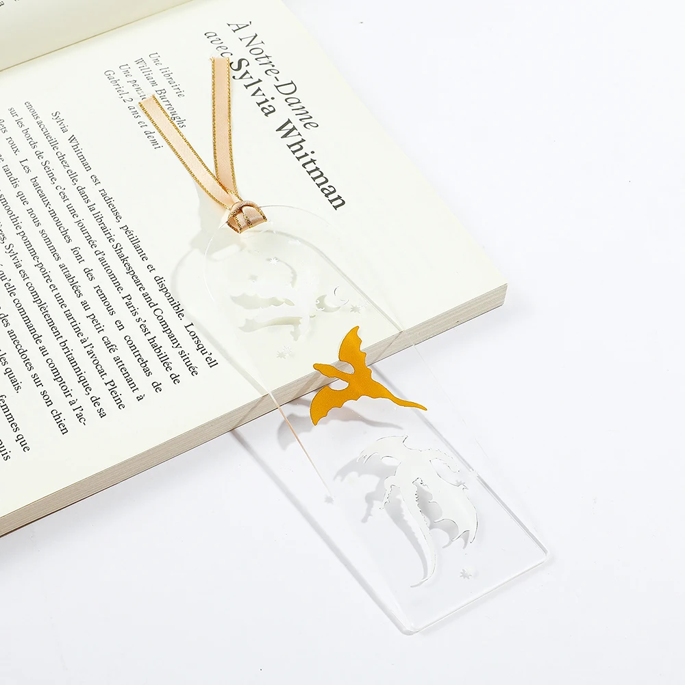 Gothic Style Clear Acrylic Dragon Bookmark Birthday Gift for Dragon Lovers, Book Page Marker for Book Lovers
Gothic Style Clear Acrylic Dragon Bookmark Birthday Gift for Dragon Lovers, Book Page Marker for Book Lovers