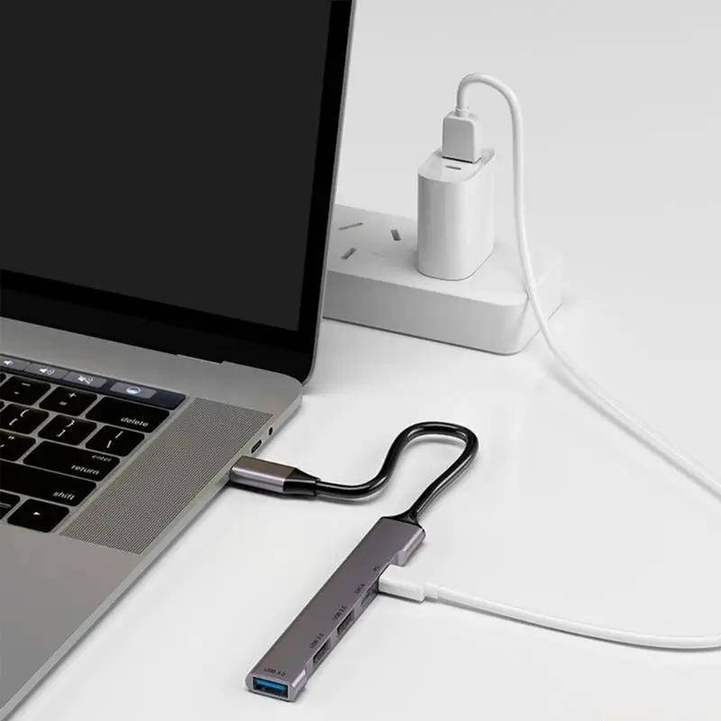 TypeC Hub USB Docking Station with 4 in 1 Design Support PD60W 10Gbps Data HUB Dock Aluminum Alloy for Type C Devices
TypeC Hub USB Docking Station with 4 in 1 Design Support PD60W 10Gbps Data HUB Dock Aluminum Alloy for Type C Devices