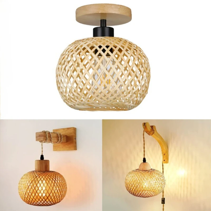 Japanese Style Bamboo Wood Ceiling Lights Southeast Asia Entryway Hallway Staircase Bedroom Guesthouse Led Lamps Home Decorative
Japanese Style Bamboo Wood Ceiling Lights Southeast Asia Entryway Hallway Staircase Bedroom Guesthouse Led Lamps Home Decorative