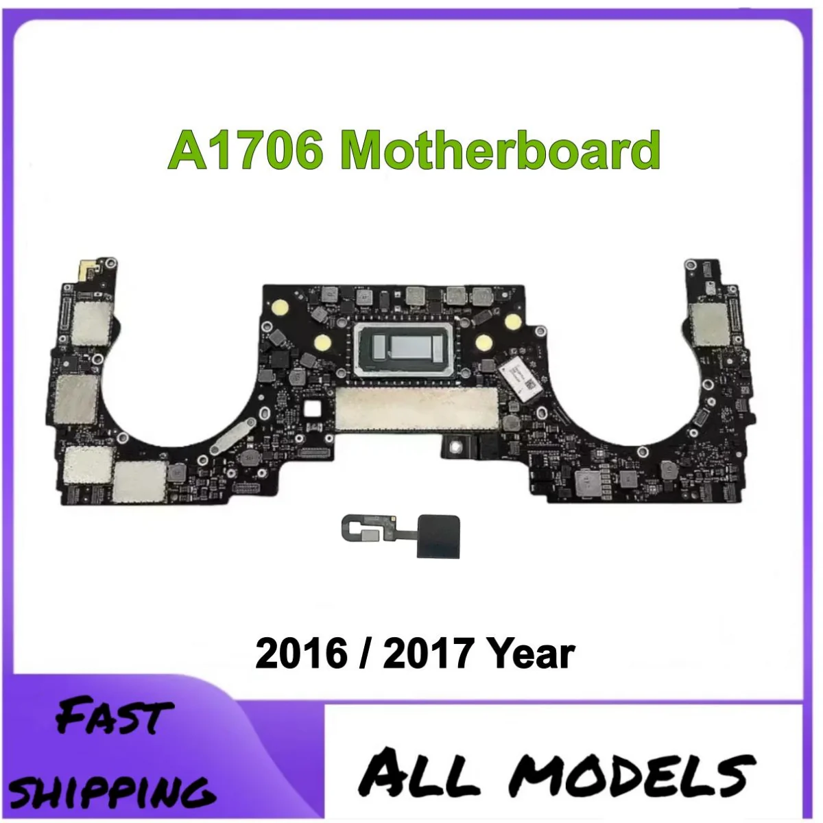 2016 2017 Year A1706 Motherboard with Touch ID For MacBook Pro 13" A1706 i5 i7 256GB 512GB 1TB 820-00239-A 820-00923-A
2016 2017 Year A1706 Motherboard with Touch ID For MacBook Pro 13" A1706 i5 i7 256GB 512GB 1TB 820-00239-A 820-00923-A