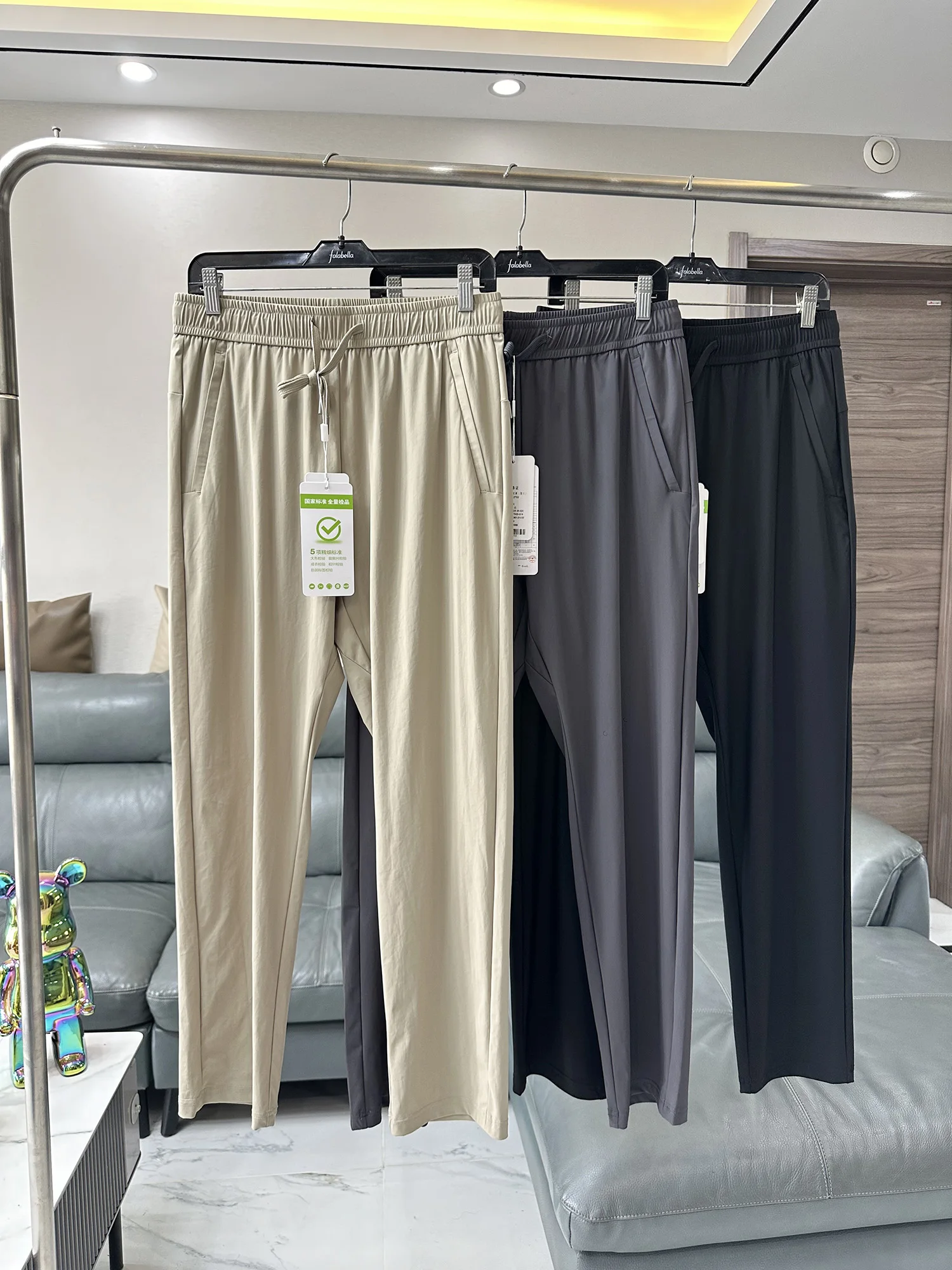Quick Dry Comfortable Waterproof Straight Leg Casual Pants Elastic Waist Men's Spring Summer Fashionable Long Trousers
Quick Dry Comfortable Waterproof Straight Leg Casual Pants Elastic Waist Men's Spring Summer Fashionable Long Trousers