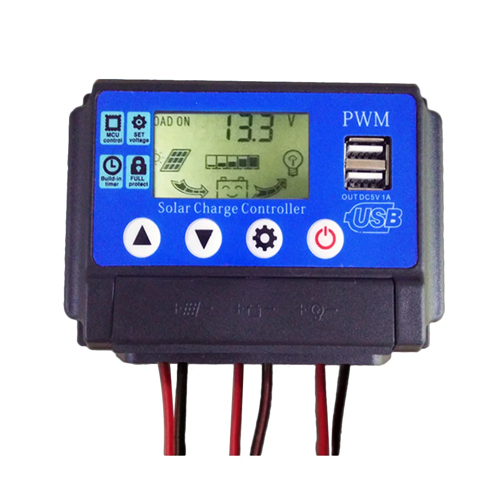 20A 12V/24V Solar Charge Controller Dual Usb Pwm Regulator For Outdoor Garden Street Light Industrial
20A 12V/24V Solar Charge Controller Dual Usb Pwm Regulator For Outdoor Garden Street Light Industrial