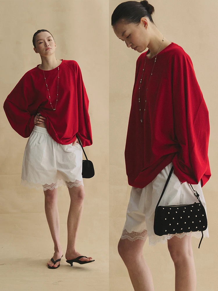 Breathable Cotton T-irt Women's Classic round Ne oulder Sve Loose Fit Spring Knitted Long Sve Casual Basic Tee
Breathable Cotton T-irt Women's Classic round Ne oulder Sve Loose Fit Spring Knitted Long Sve Casual Basic Tee