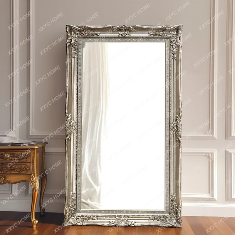 LSolid wood high-end carved luxury dressing mirror full-body floor mirror
LSolid wood high-end carved luxury dressing mirror full-body floor mirror