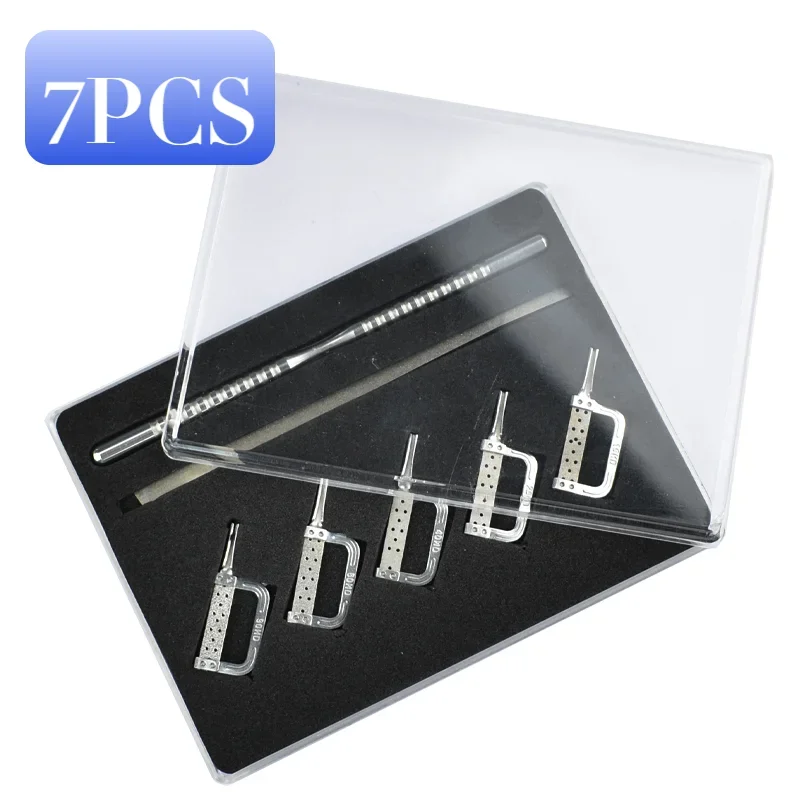 7PCS/SET Dental Interproximal Enamel Reduction Automatic Strip Slicing 1Set Polishing Strip with Handle Double Sided Materials
7PCS/SET Dental Interproximal Enamel Reduction Automatic Strip Slicing 1Set Polishing Strip with Handle Double Sided Materials