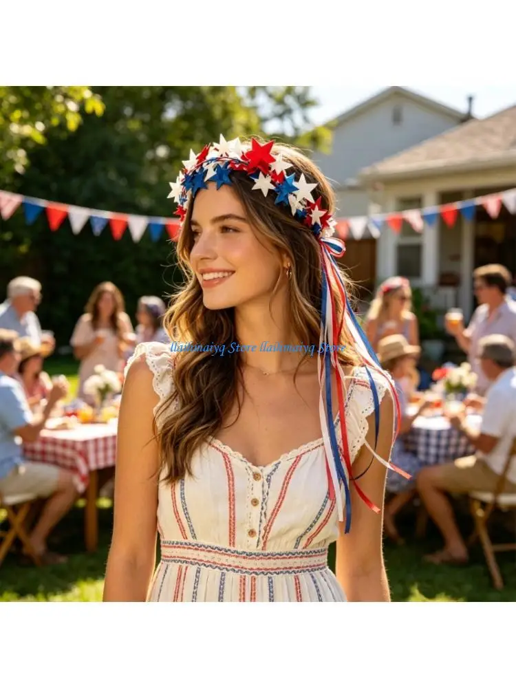 573B Elegant Tiaras With Patriotic Design Hair Accessory Suitable For Different Ages
573B Elegant Tiaras With Patriotic Design Hair Accessory Suitable For Different Ages