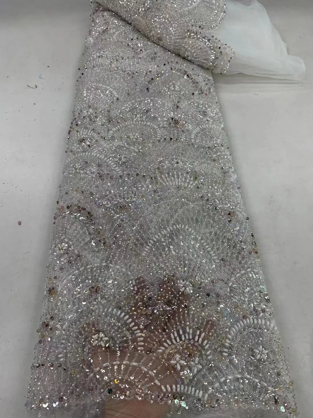 Green African Lace Fabric 2024 French Net Embroidery Pearls Sequins African Lace Fabric Luxury Beaded Wedding Lace
Green African Lace Fabric 2024 French Net Embroidery Pearls Sequins African Lace Fabric Luxury Beaded Wedding Lace