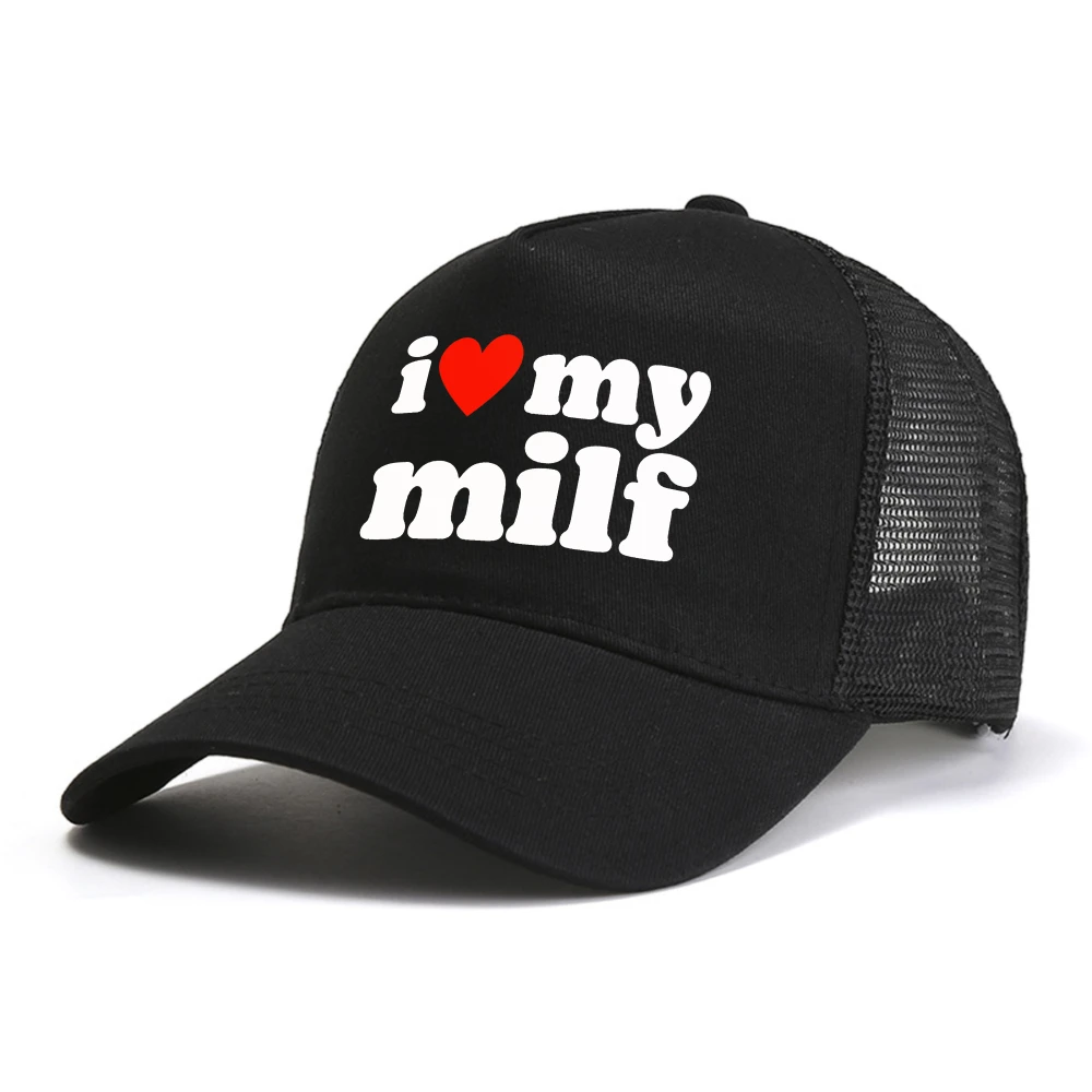 I Love My Milf baseball cap Black I MILFS Printed hat Casual Fashion caps mesh Breathable Snapback hats
I Love My Milf baseball cap Black I MILFS Printed hat Casual Fashion caps mesh Breathable Snapback hats