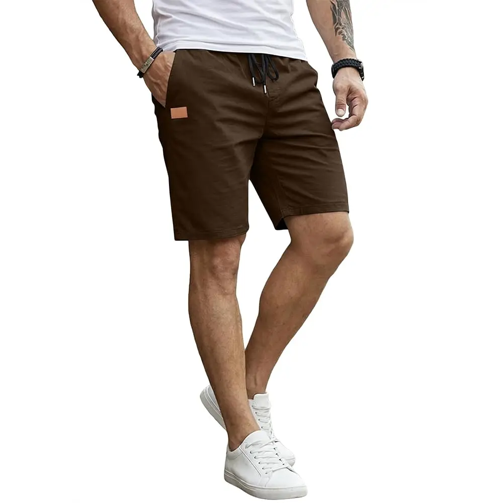 Mens Casual Cotton Shorts Drawstring Elastic Waist Summer Golf Pants Stretch Twill Beach Chino Shorts
Mens Casual Cotton Shorts Drawstring Elastic Waist Summer Golf Pants Stretch Twill Beach Chino Shorts