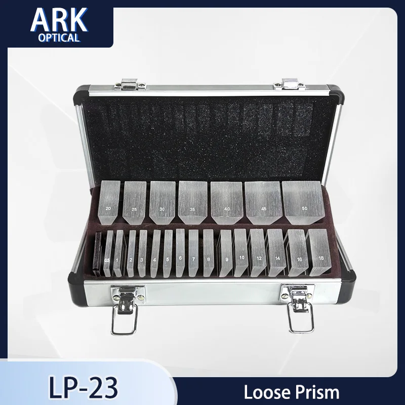 Ophthalmic Eye Prism Set 22 Piece with Red Filter Lens - Complete Set for Ophthalmology Hospitals - Aluminium Case Included
Ophthalmic Eye Prism Set 22 Piece with Red Filter Lens - Complete Set for Ophthalmology Hospitals - Aluminium Case Included