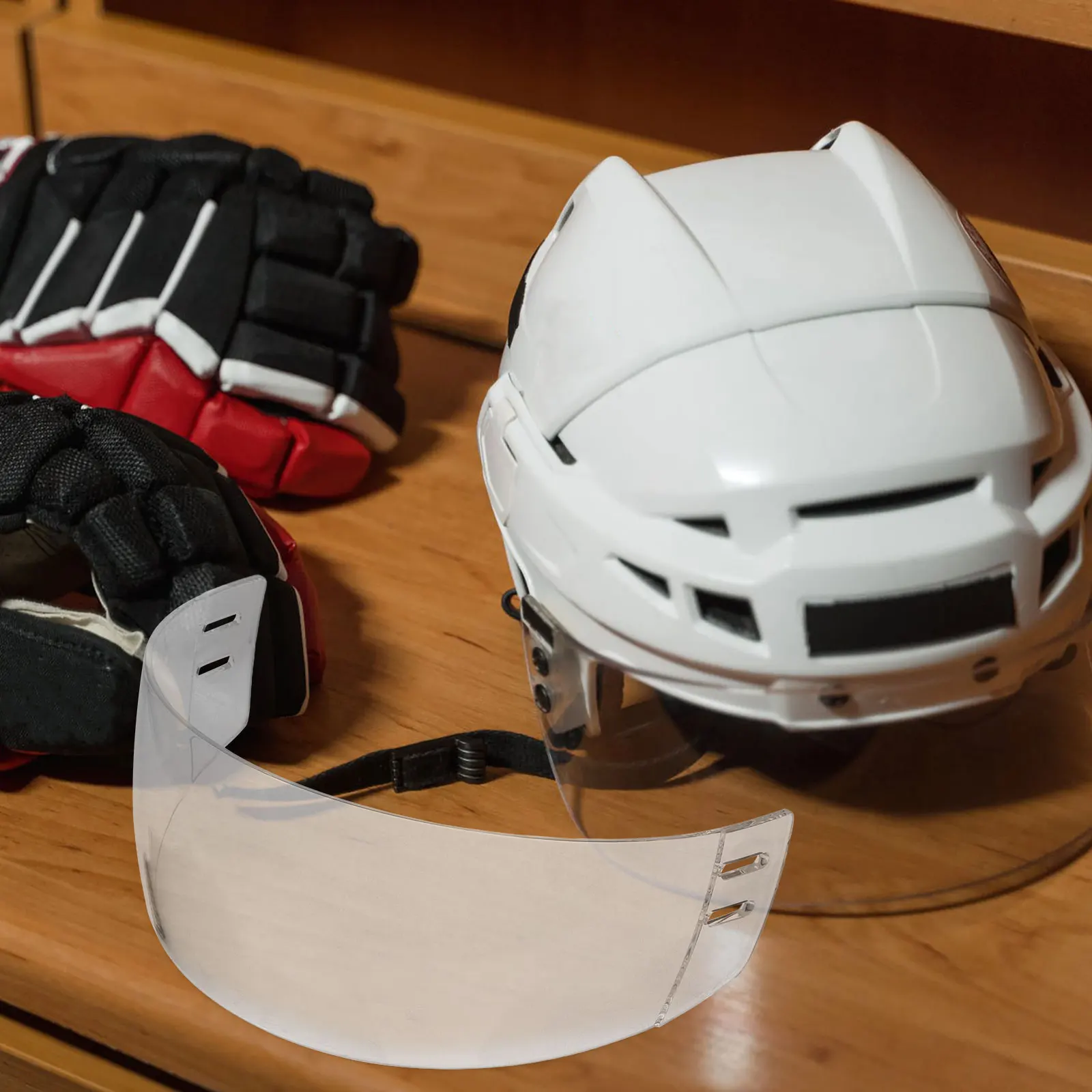 Straight Cut Clear Hockey Visor Anti-Fog Anti-Scratch Shield Universal Fit Easy Install Clear Anti-Fog Hockey Visor
Straight Cut Clear Hockey Visor Anti-Fog Anti-Scratch Shield Universal Fit Easy Install Clear Anti-Fog Hockey Visor
