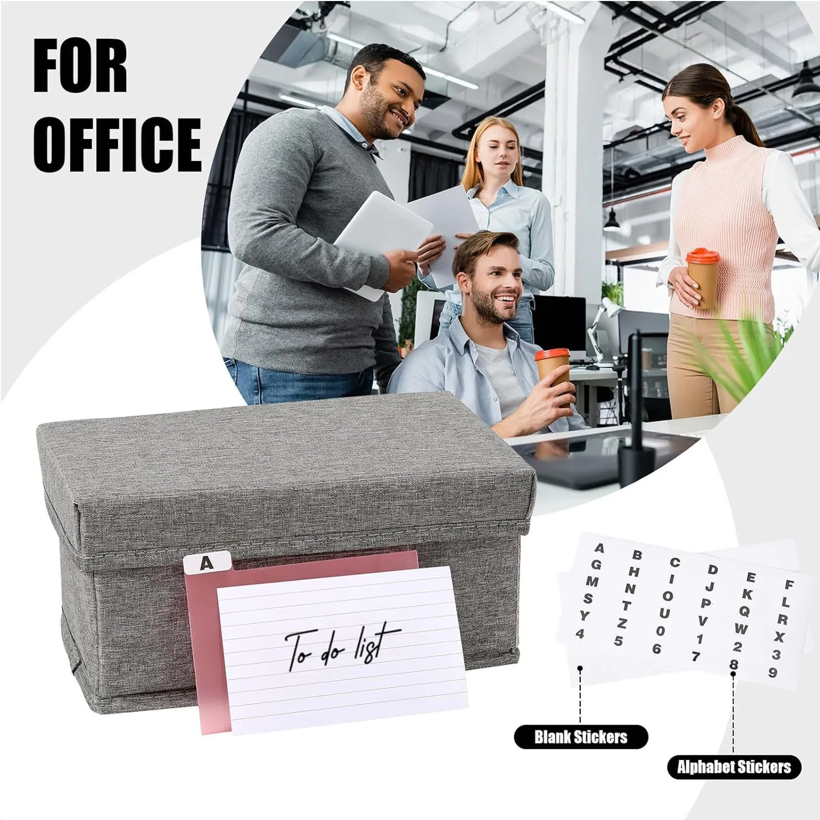 Index Card Holder with 4 Dividers PP Index Card Organizer Storage Box with Lid for Flashcard Note Cards Business Cards Office
Index Card Holder with 4 Dividers PP Index Card Organizer Storage Box with Lid for Flashcard Note Cards Business Cards Office
