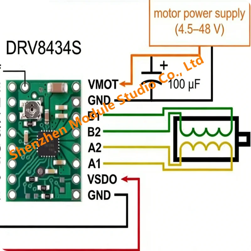 1PCS 3PCS 3762 DRV8434 Stepper Motor Driver Carrier Module
1PCS 3PCS 3762 DRV8434 Stepper Motor Driver Carrier Module