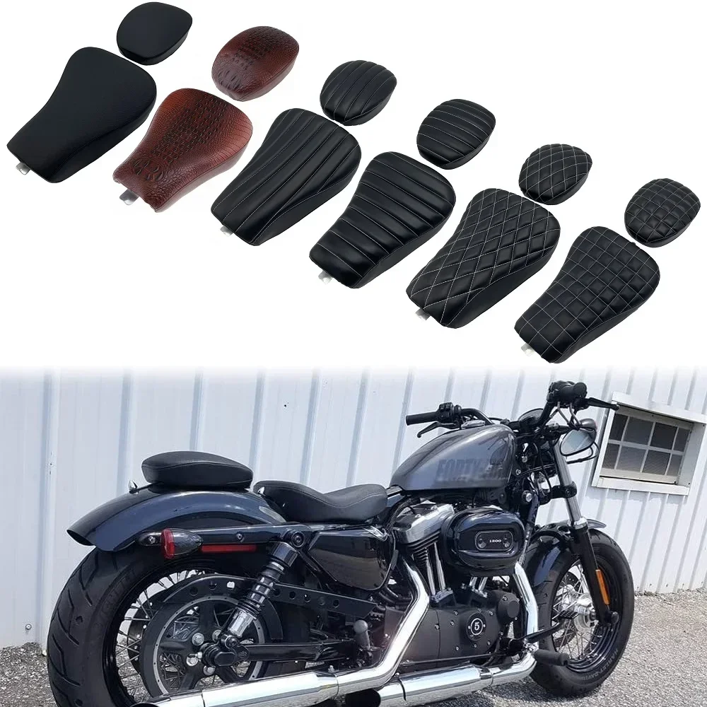 Motorcycle Front Driver + Rear Passenger Seat Cushion Pillion Pad For Harley Sportster 48 72 2010-2015 XL 883 1200 2012-2015
Motorcycle Front Driver + Rear Passenger Seat Cushion Pillion Pad For Harley Sportster 48 72 2010-2015 XL 883 1200 2012-2015