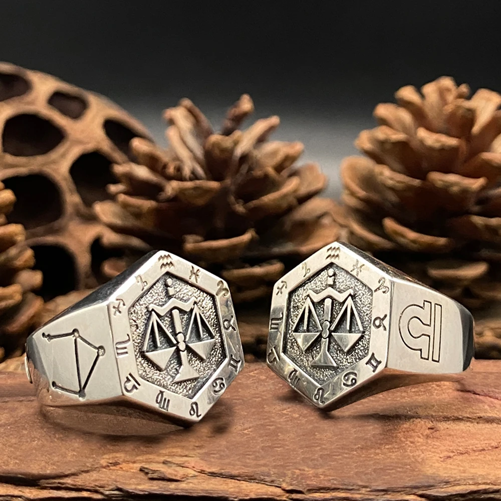 Кольцо унисекс из серебра 925 пробы с изображением тесы и зодиака, астрологический браслет-печатка со шкалой, симбом, сбалансированное созвездие, ювелирные изделия на день рождения
Кольцо унисекс из серебра 925 пробы с изображением тесы и зодиака, астрологический браслет-печатка со шкалой, симбом, сбалансированное созвездие, ювелирные изделия на день рождения