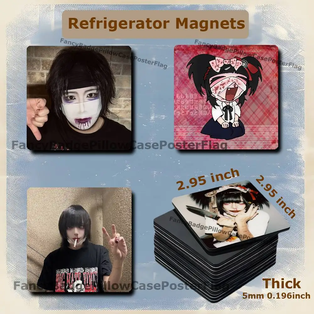 Senketsuakochan Japanese 75mm Frigerator Magnet Square Stickers Personalize Fridge Refrigerator Wall Door Decoration
Senketsuakochan Japanese 75mm Frigerator Magnet Square Stickers Personalize Fridge Refrigerator Wall Door Decoration