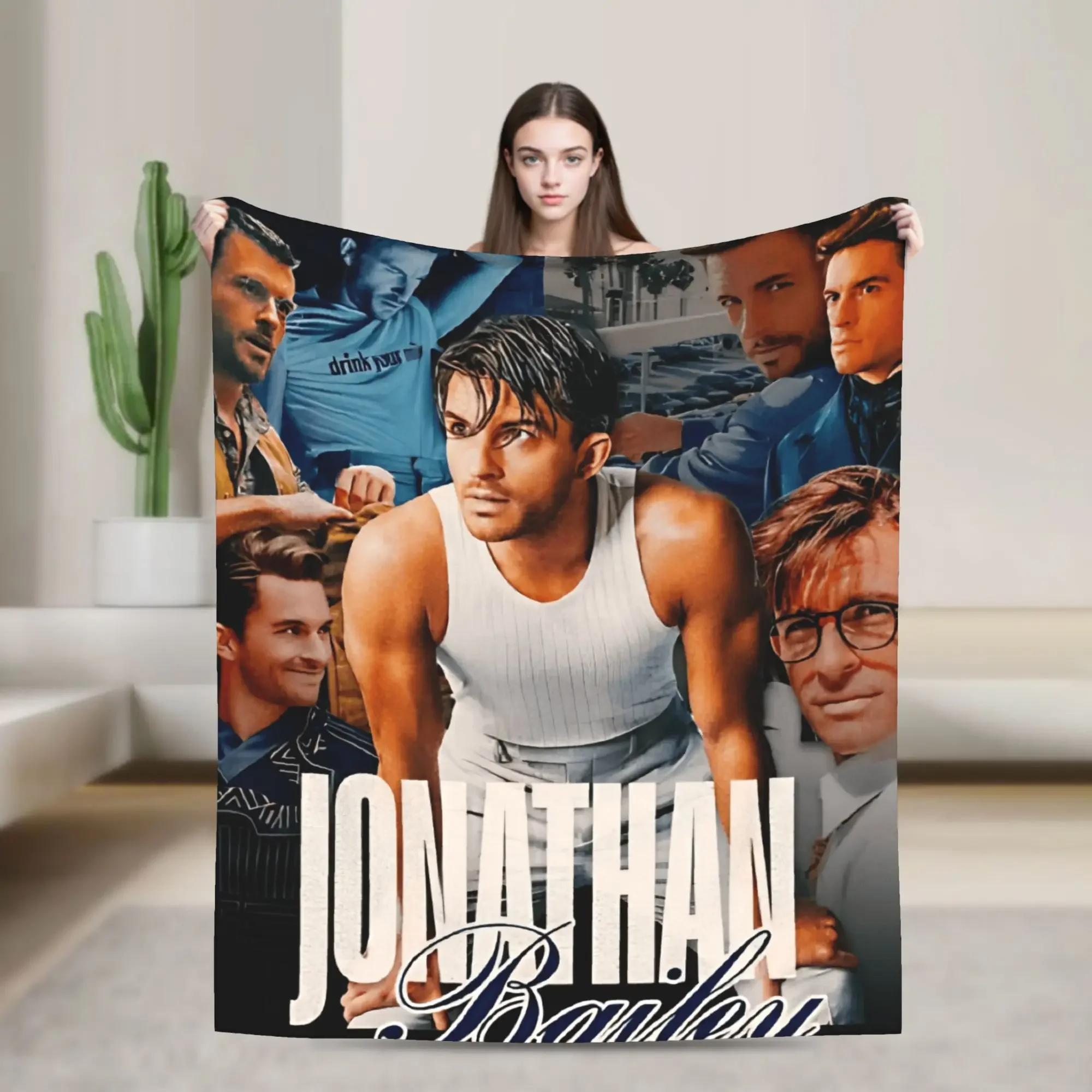 Jonathan Bailey Collage Poster Throw Blanket Soft Warm Flannel Couch Cover for Chair Bed Travel Trendy Comfy Home Decor
Jonathan Bailey Collage Poster Throw Blanket Soft Warm Flannel Couch Cover for Chair Bed Travel Trendy Comfy Home Decor