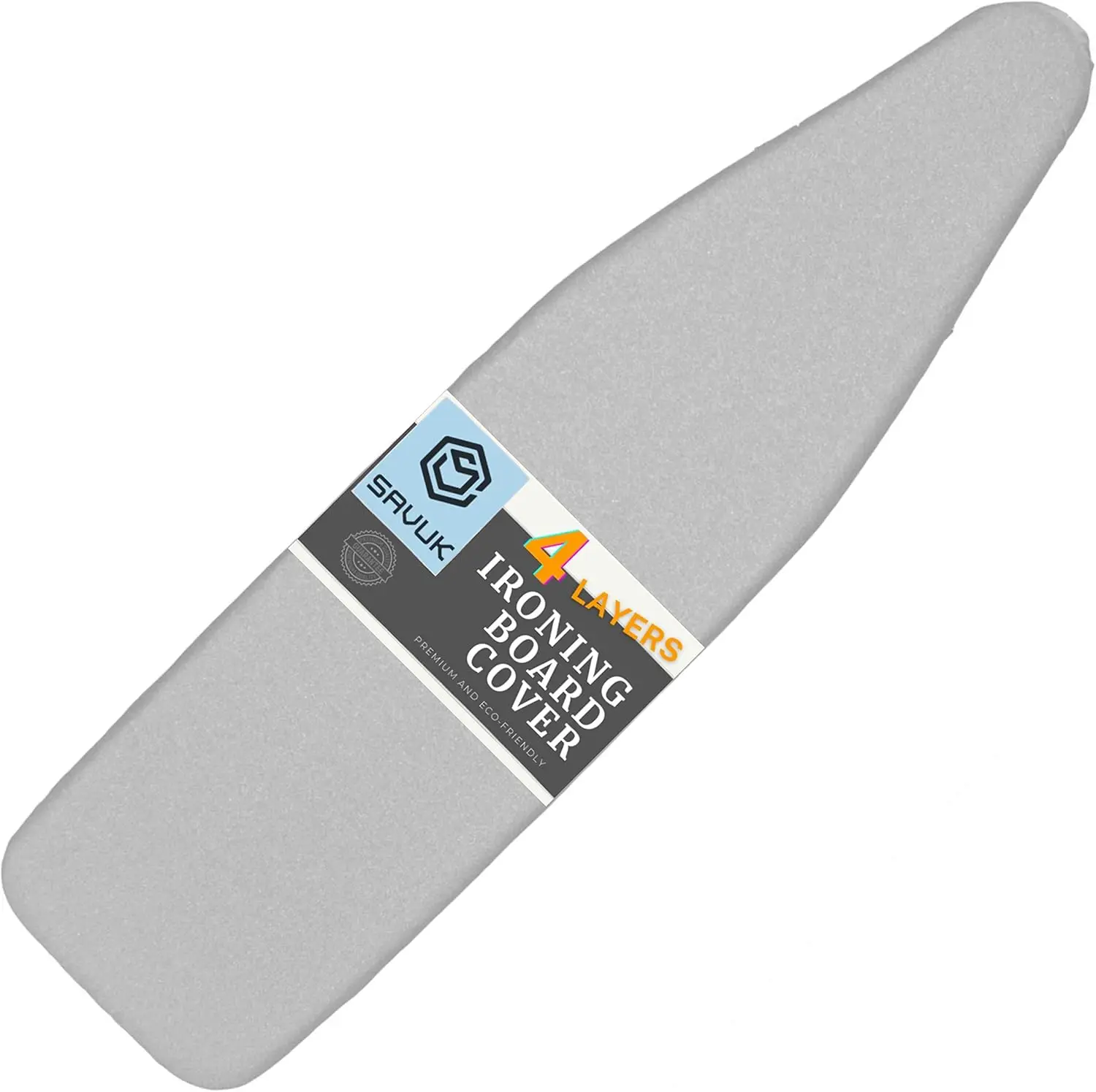 Standard Ironing Board Cover with Silicone Coating, 4 Layers Thick Padding, Heat Reflective & Non-Slip Fit
Standard Ironing Board Cover with Silicone Coating, 4 Layers Thick Padding, Heat Reflective & Non-Slip Fit