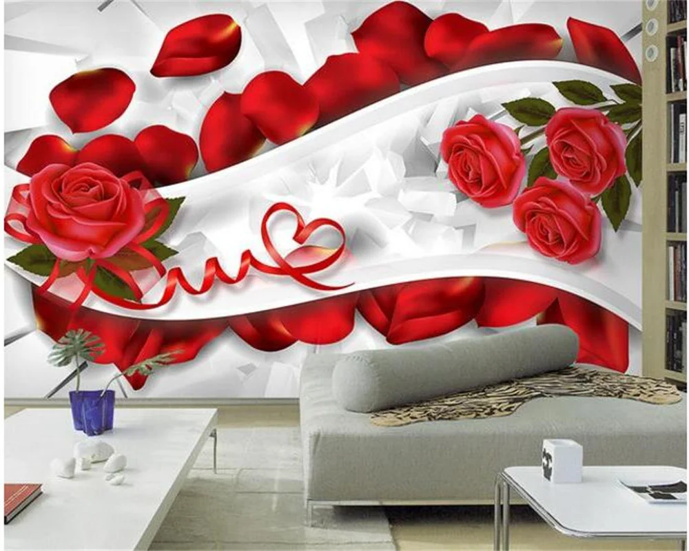 wellyu 3D Wallpaper Bedroom Living Room Decorated TV Background Wall 3D Rose Petal Art Wall wallpaper for walls 3 d
wellyu 3D Wallpaper Bedroom Living Room Decorated TV Background Wall 3D Rose Petal Art Wall wallpaper for walls 3 d