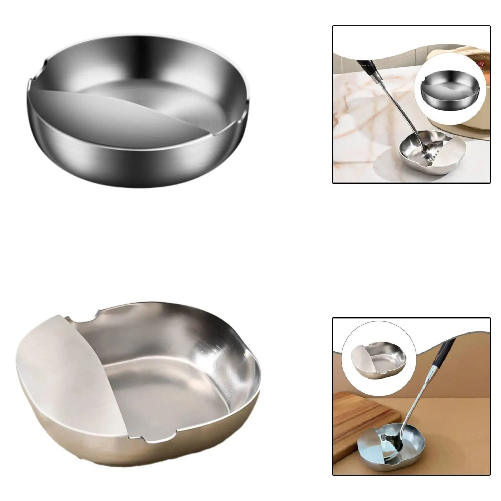 Spoon Holder with Spillproof Stand Stainless Steel Rest for Cooking Utensils Supporting Kitchen Tools
Spoon Holder with Spillproof Stand Stainless Steel Rest for Cooking Utensils Supporting Kitchen Tools