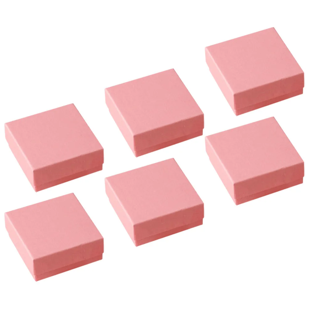 6 Pcs Jewelry Box Gift Small Present Boxes for Printable Earring Cardboard Packaging Cases Necklace Presents
6 Pcs Jewelry Box Gift Small Present Boxes for Printable Earring Cardboard Packaging Cases Necklace Presents
