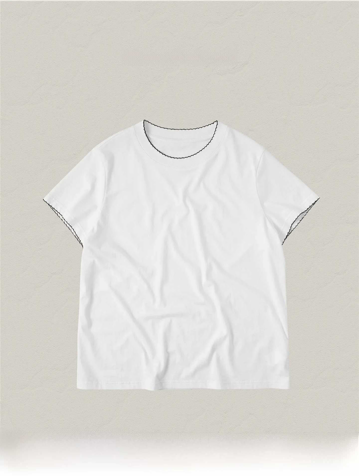 Comfortable Loose Women's Cotton T-shirt Simple Design Versatile Basic Style Summer New Arrival Pure Cotton Casual Top
Comfortable Loose Women's Cotton T-shirt Simple Design Versatile Basic Style Summer New Arrival Pure Cotton Casual Top
