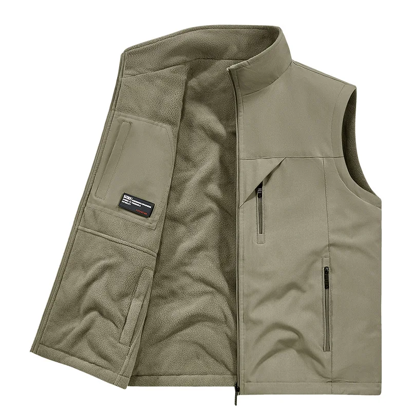 Мужской двусторонний жилет с флисовой подкладкой, свободного кроя, с воротником-стойкой, для активного отдыха, городской стиль, утепленный, из полиэстера
Мужской двусторонний жилет с флисовой подкладкой, свободного кроя, с воротником-стойкой, для активного отдыха, городской стиль, утепленный, из полиэстера