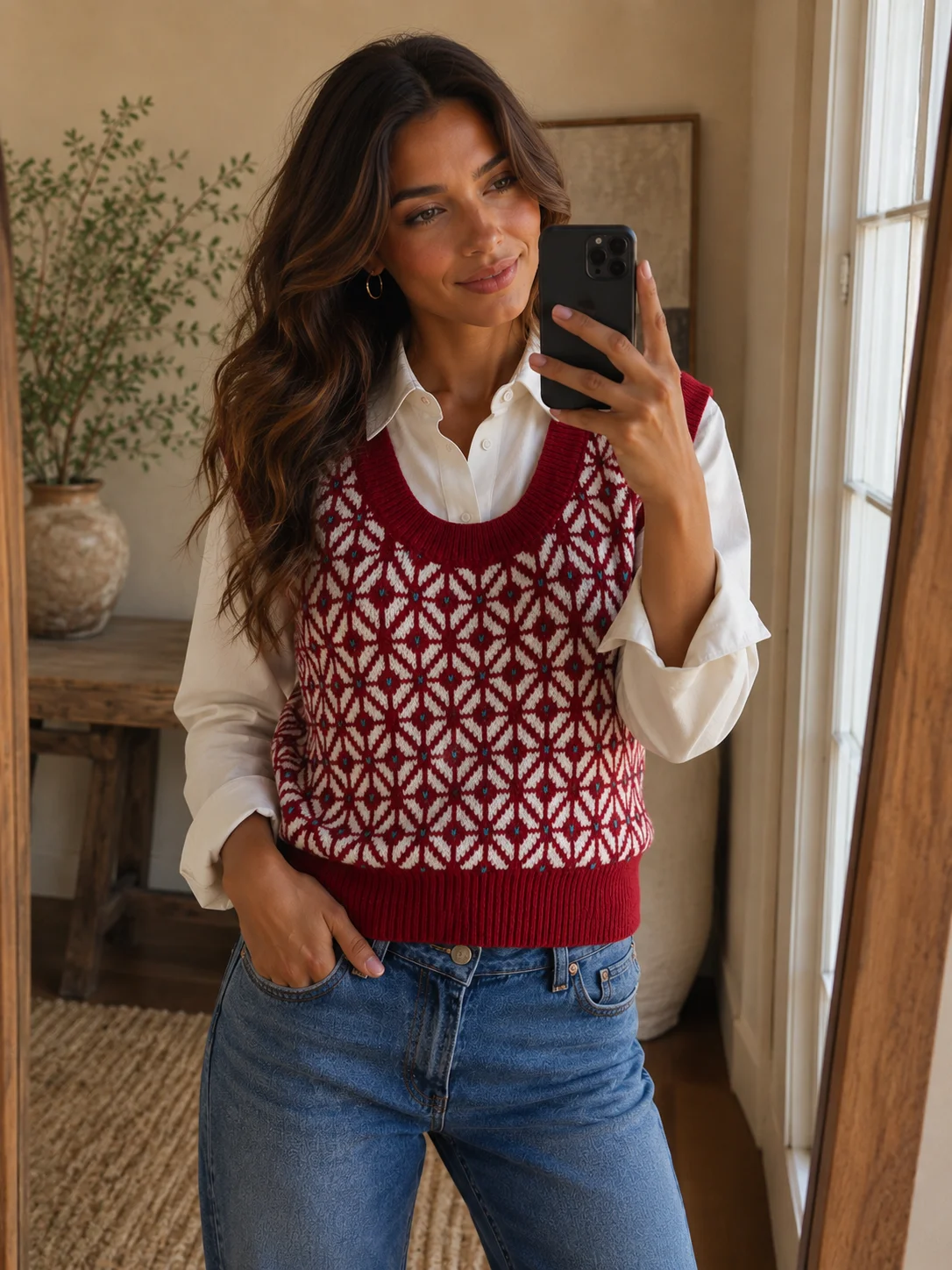 Women'S Knitted Sweater Vest French Chic Vintage Style Diamond Grid Daily Wear Hot Sale Office Wear Suitable For All Seasons.
Women'S Knitted Sweater Vest French Chic Vintage Style Diamond Grid Daily Wear Hot Sale Office Wear Suitable For All Seasons.