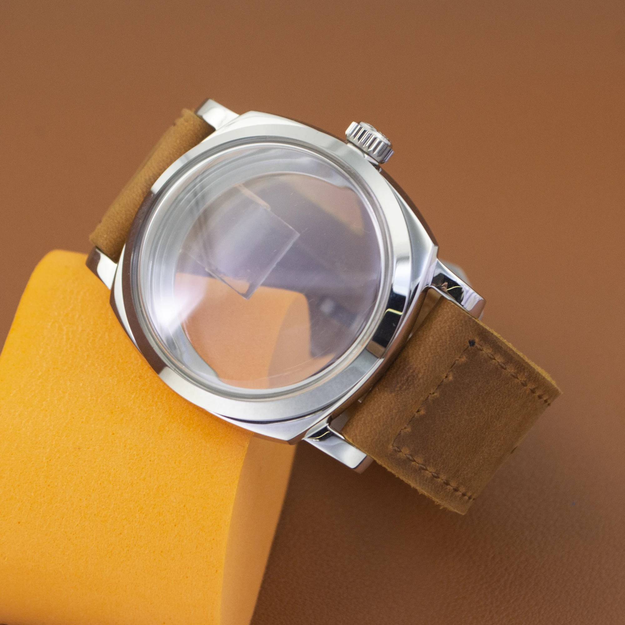 PAM 6154 Watch Case Vintage Case Stainless Steel Watch Bubble Mirror Water for ETA6497/6498 ST3600 movement 39mm Dial
PAM 6154 Watch Case Vintage Case Stainless Steel Watch Bubble Mirror Water for ETA6497/6498 ST3600 movement 39mm Dial