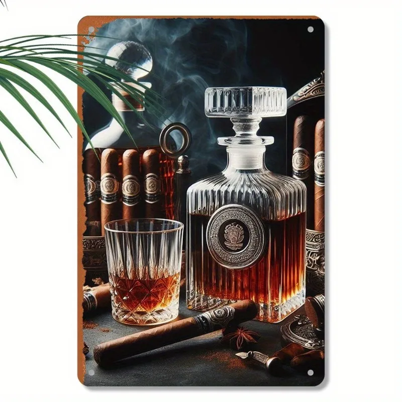Vintage Decor Sign - Whiskey, Cigars, and Luxury - Weatherproof for Outdoor & Indoor Decor, Perfect for Porch, Garage, Home
Vintage Decor Sign - Whiskey, Cigars, and Luxury - Weatherproof for Outdoor & Indoor Decor, Perfect for Porch, Garage, Home