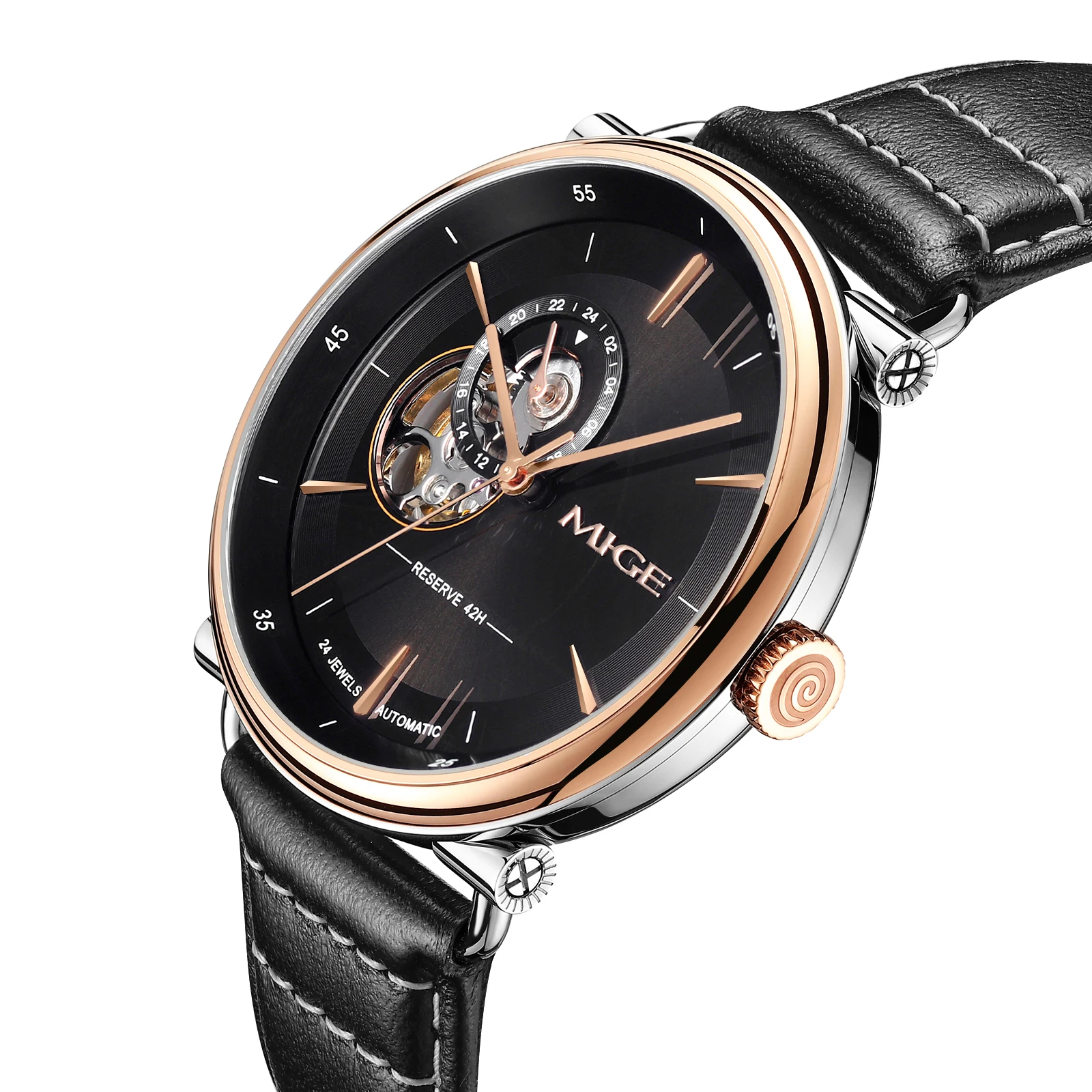 MIGE Luxury Brand Watches for Men Automatic Self Winding Mens Watch Stainless Steel Waterproof Men Mechanical Wristwatches
MIGE Luxury Brand Watches for Men Automatic Self Winding Mens Watch Stainless Steel Waterproof Men Mechanical Wristwatches