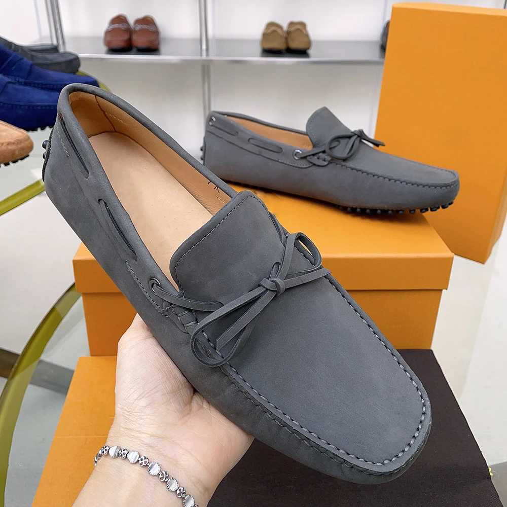 Men's Genuine Leather Slip-On Shoes Velvet Surface Bean Bean Shoes Comfortable Flat Bottom Business Casual Office Lazy Shoes
Men's Genuine Leather Slip-On Shoes Velvet Surface Bean Bean Shoes Comfortable Flat Bottom Business Casual Office Lazy Shoes