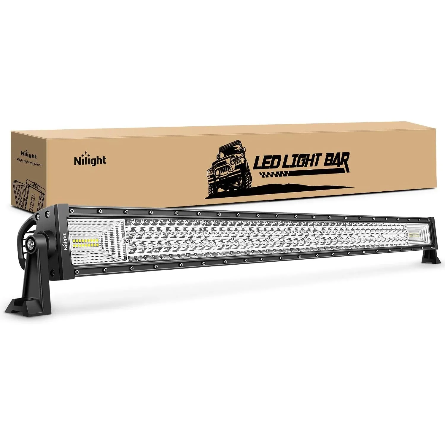 Nilight LED Light Bar 42Inch 648W Triple Row Flood Spot Combo Led Bar 43000LM Driving Lights Super Bright Led Off Road Lights for Trucks Jeep UTV ATV Boat
Nilight LED Light Bar 42Inch 648W Triple Row Flood Spot Combo Led Bar 43000LM Driving Lights Super Bright Led Off Road Lights for Trucks Jeep UTV ATV Boat