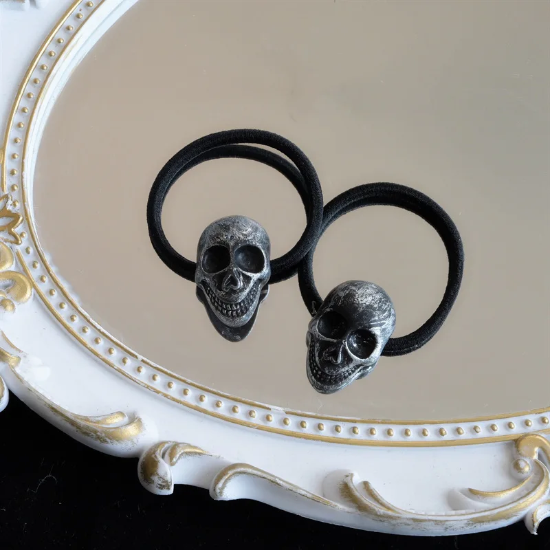 Random ten punk skull hair circle dark girl hair rope Goth Lolita decorative bracelet retro trendy accessories
Random ten punk skull hair circle dark girl hair rope Goth Lolita decorative bracelet retro trendy accessories