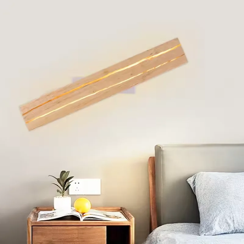Modern Bedroom Headboard Wall Lamp LED Aisle Wood Grain Color Wall Lamp Log Creative Crack Can Rotate Wood Art Wall Lamp
Modern Bedroom Headboard Wall Lamp LED Aisle Wood Grain Color Wall Lamp Log Creative Crack Can Rotate Wood Art Wall Lamp