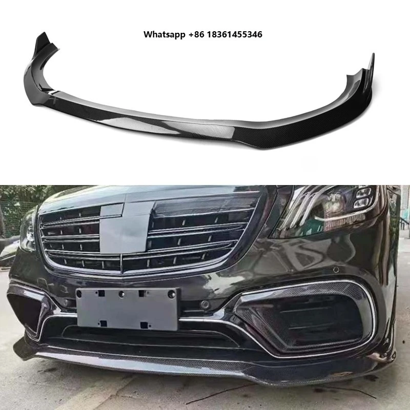 For C Class W206 2022+ Sline 4 Door Style 3PCS Carbon Fiber Front Spoiler Lip
For C Class W206 2022+ Sline 4 Door Style 3PCS Carbon Fiber Front Spoiler Lip