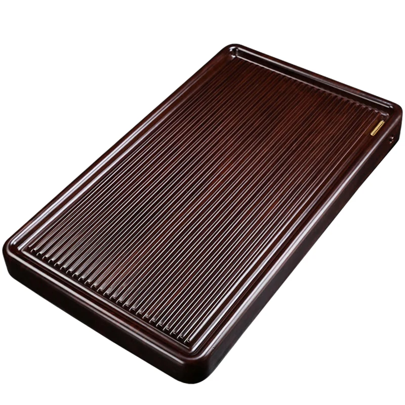 Whole piece, ebony wood tea tray, household, solid wood, simple
Whole piece, ebony wood tea tray, household, solid wood, simple