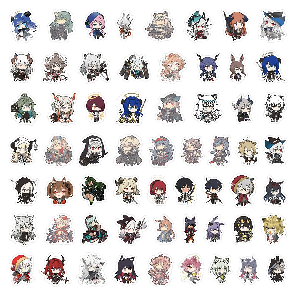 60PCS Arknights Stickers Strategy Game Graffiti Cute Cartoon Sticker Fridge Luggage Laptop Phone Guitar Car Bike Decals Toy
60PCS Arknights Stickers Strategy Game Graffiti Cute Cartoon Sticker Fridge Luggage Laptop Phone Guitar Car Bike Decals Toy