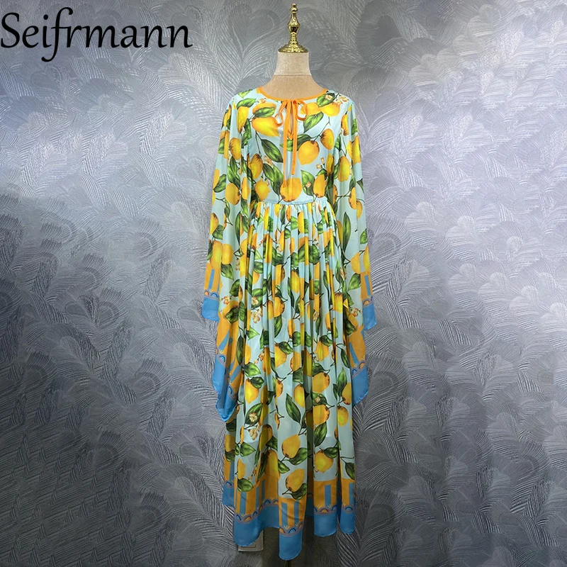 Seifrmann 2026 Spring Women's clothing New Fashionable Round Neck Long Sleeve Printed Waist cinching Dress
Seifrmann 2026 Spring Women's clothing New Fashionable Round Neck Long Sleeve Printed Waist cinching Dress